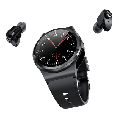 Smart Watch Under 500 GT69 Tws Smart Watch with Earphones 2 in 1 Stereo Earphone Heart Rate Monitor