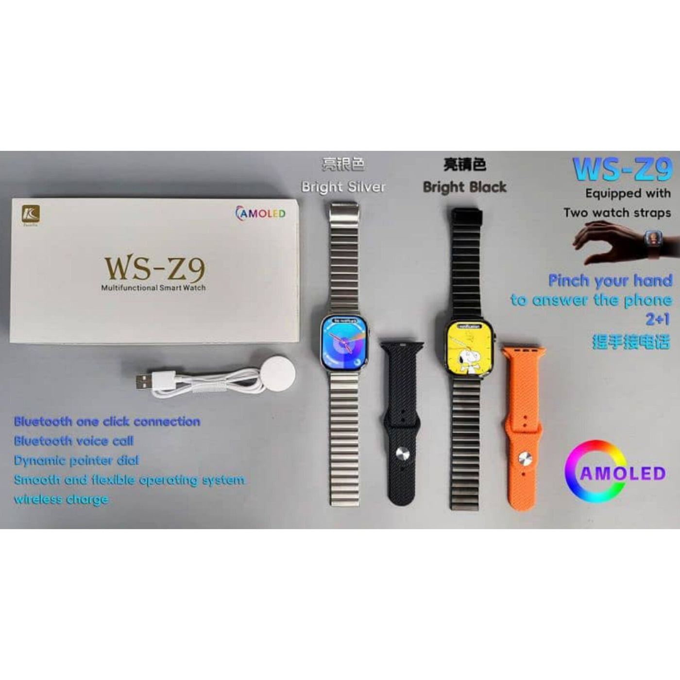 WS-Z9 Series 9 Smart watch AMOLED